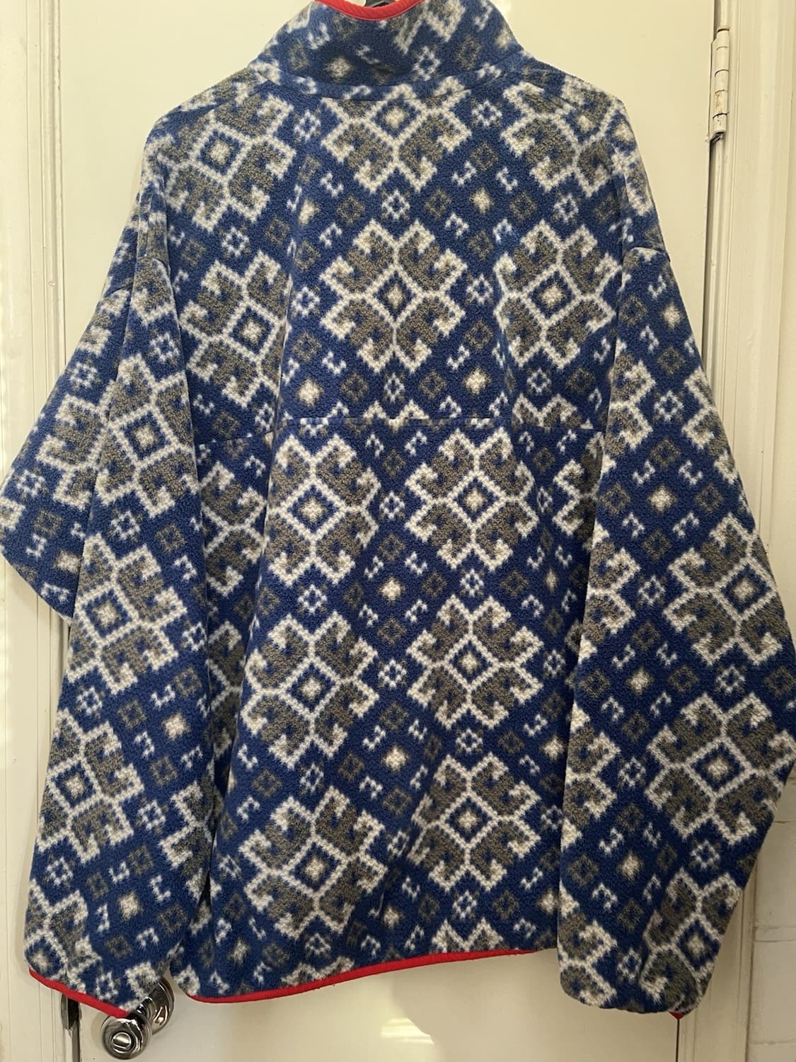 10s 파타고니아 신칠라 스냅-T 블루/레드 아즈텍 패턴 상품이미지4