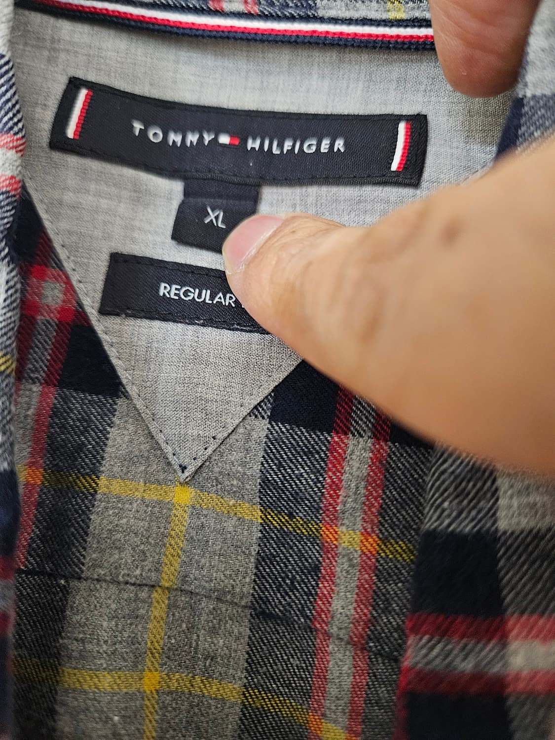 타미힐피거 플란넬 셔츠 상품이미지3