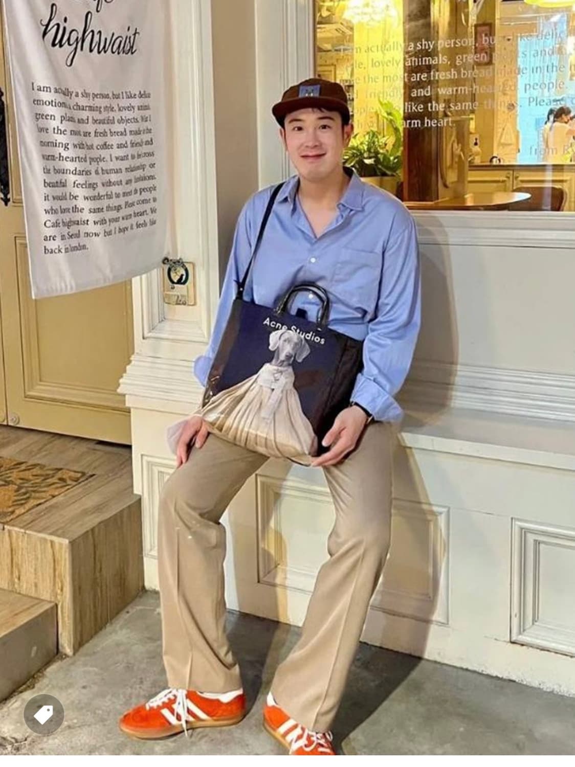 새상품) 아디다스 가젤 인도어 볼드 오렌지 클라우드 화이트 280 상품이미지3