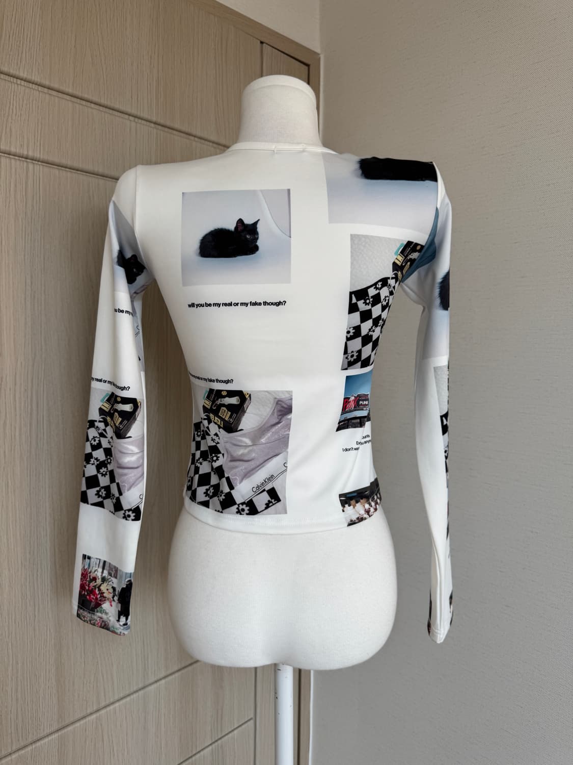 디와이도샵) 프린팅 긴팔 티셔츠 상품이미지3