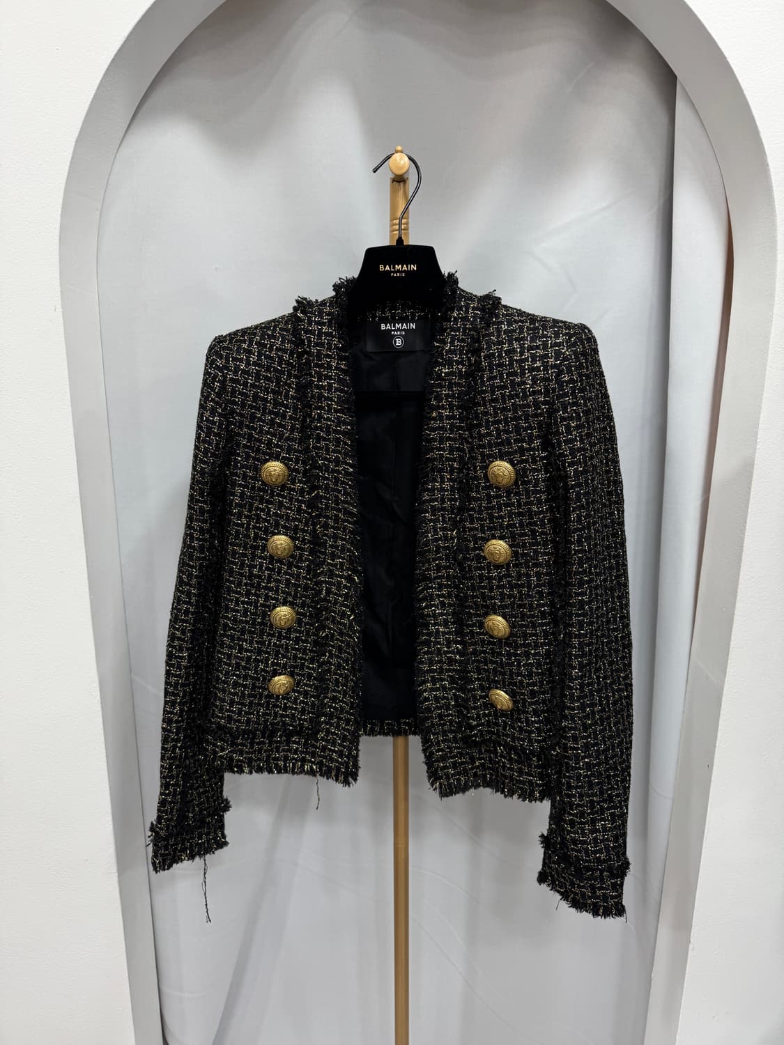 백화점판 발망 트위드 자켓 스커트 세트 상품이미지2