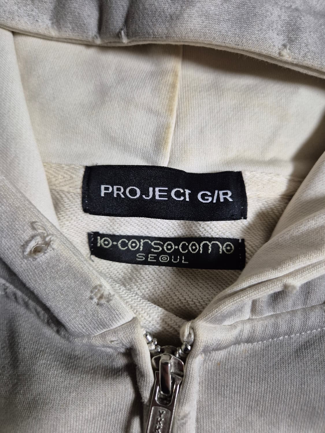 프로젝트 GR 퓨리어스 로고 아플리케 후드 사이즈1 상품이미지3