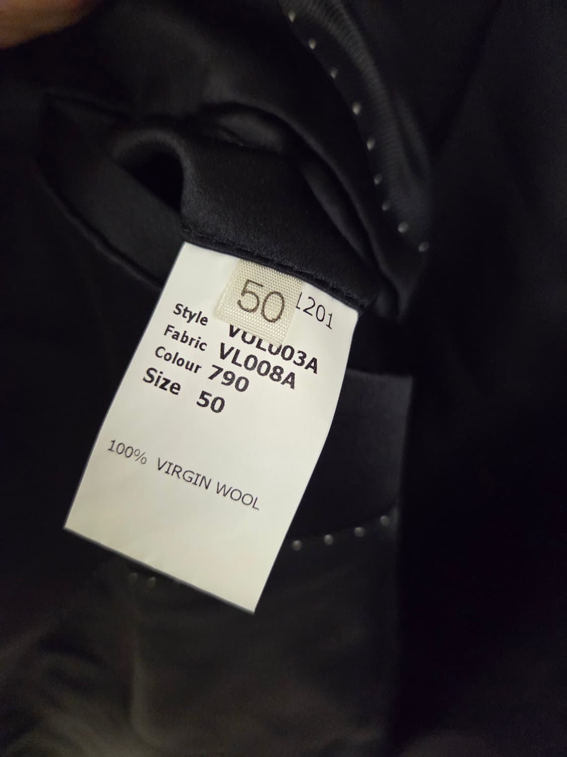 빅터앤롤프 블랙 울 테일러드 자켓 50 상품이미지4