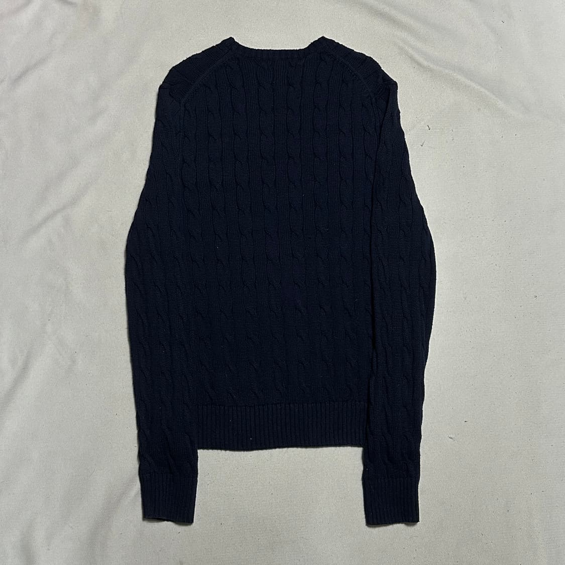 M 폴로랄프로렌 코튼 네이비 라운드넥 니트 상품이미지3