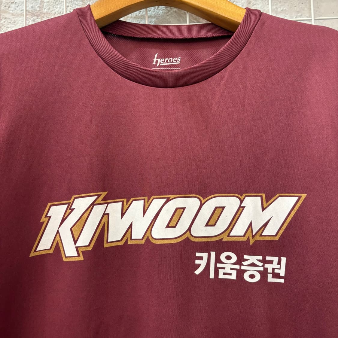 키움 히어로즈 이정후 마킹 플레이어 유니폼 티셔츠 M 상품이미지5