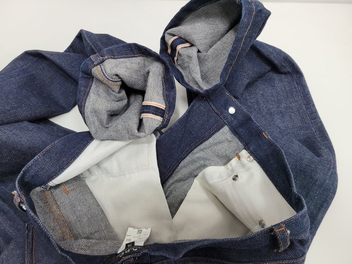 A.P.C. 아페쎄 셀비지 생지 데님 칑바지 / 남 28 (여성가능) 
 상품이미지8