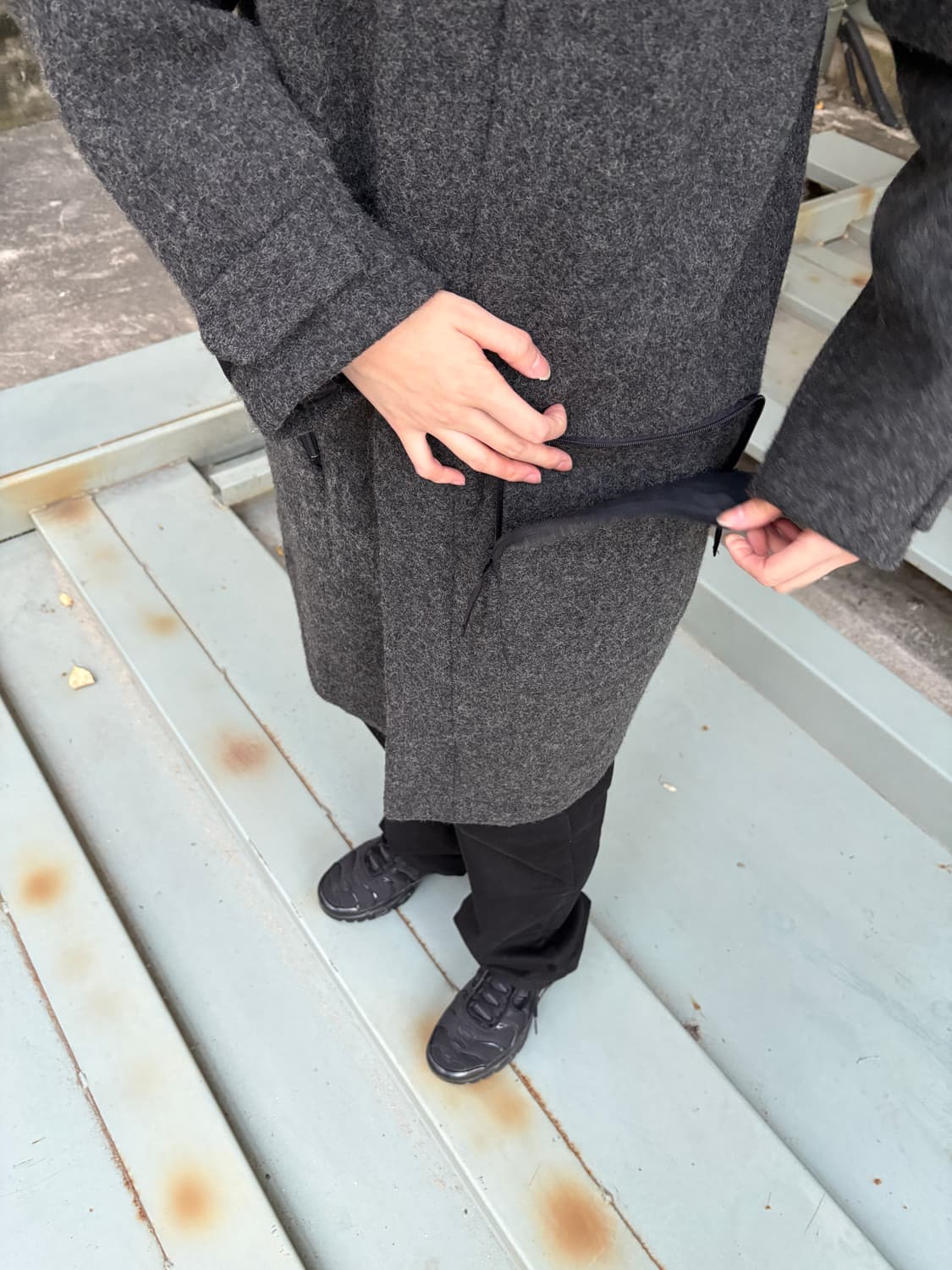 LES VIS a BOIS 울 싱글 코트 상품이미지3