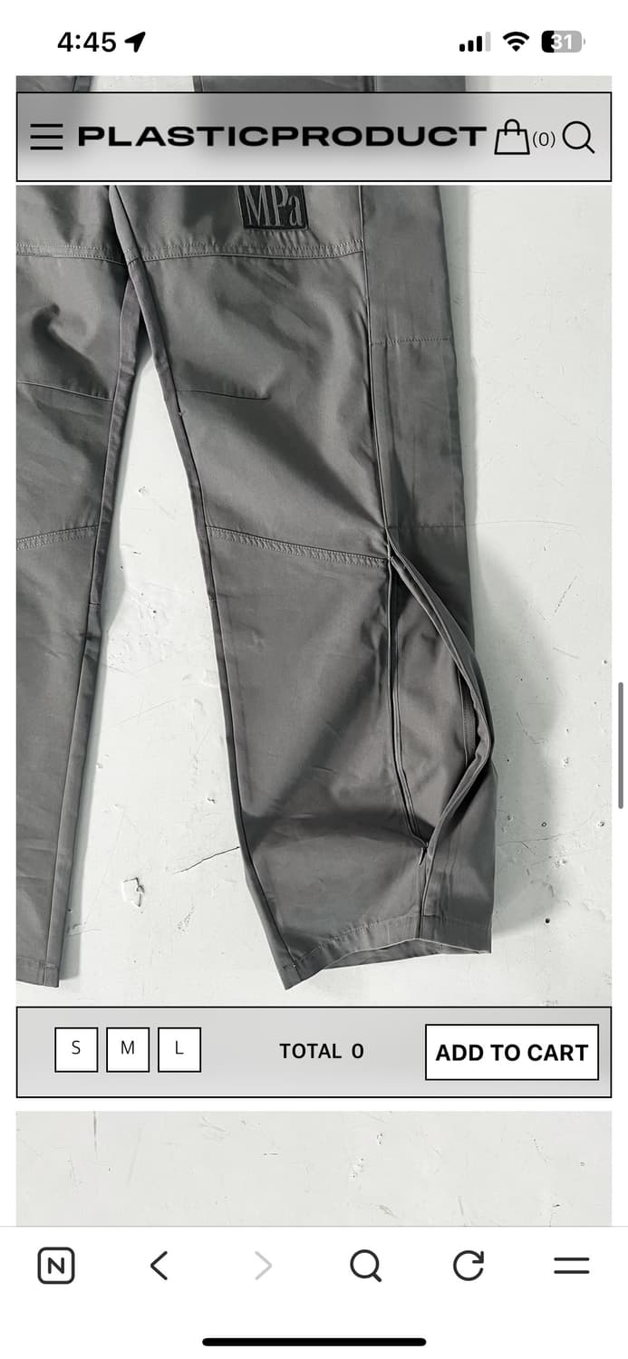 MPa MULTI PANEL CARGO PANTS (GREY) 상품이미지4