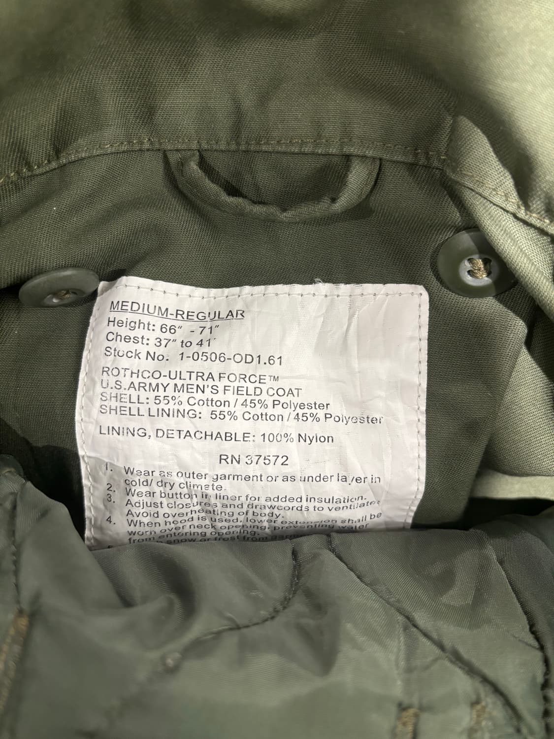 로스코 M65 필드 자켓 상품이미지3