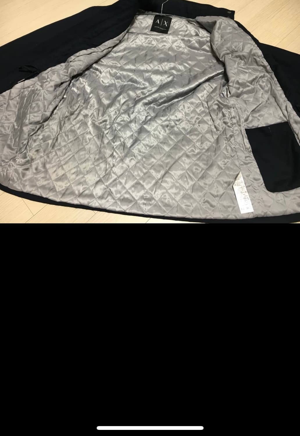 아르마니 익스체인지 네이비 자켓 상품이미지3