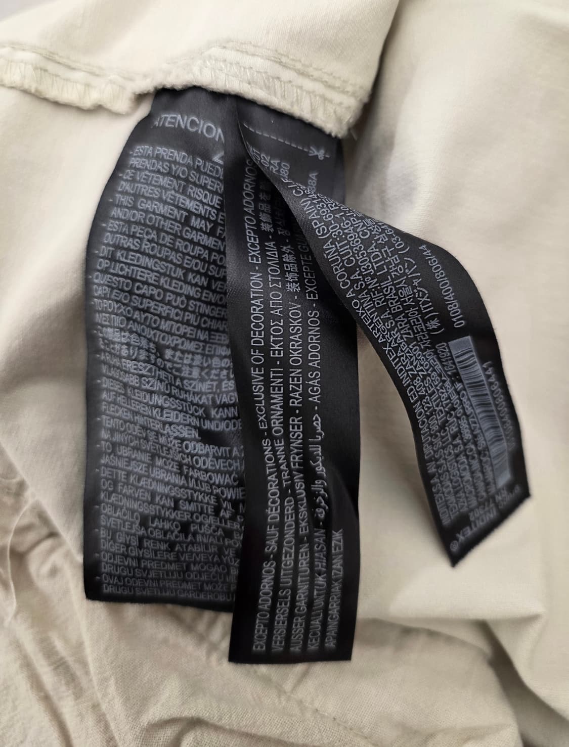 ZARA 자라 남자 카고바지. 
싸이즈 35~36 상품이미지6