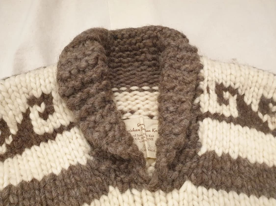 캐나다 코위찬 인디안 니트 상품이미지7