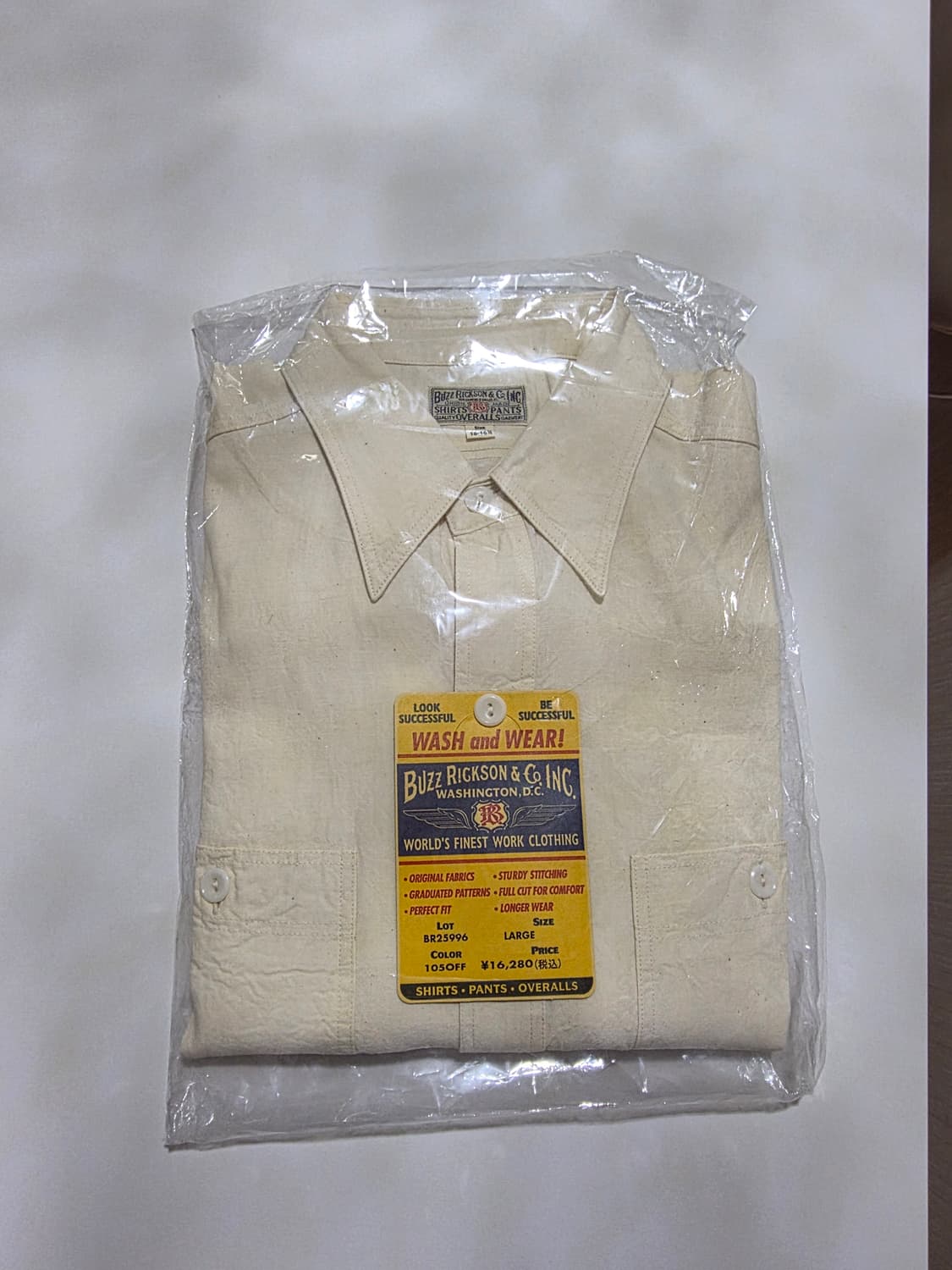 버즈릭슨 샴브레이 L사이즈 새상품 상품이미지1