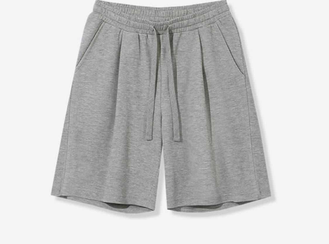 무신사 트레이닝 반바지 그레이 5부 상품이미지2