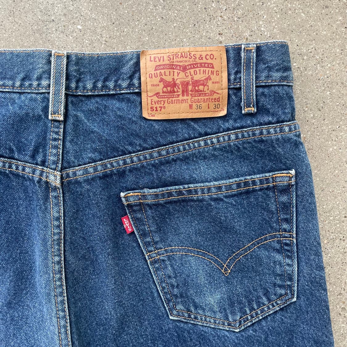 빈티지 리바이스 517 레드탭  made in Guatemala 상품이미지6