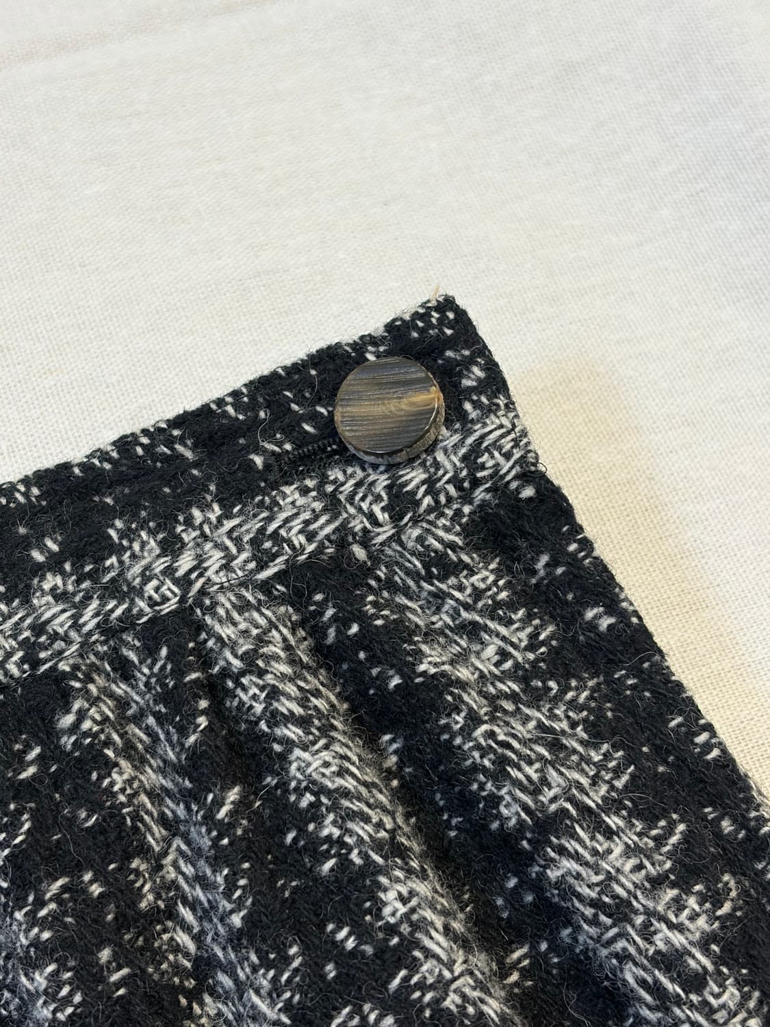 [따뜻] 플레어 체크 롱 스커트  상품이미지7