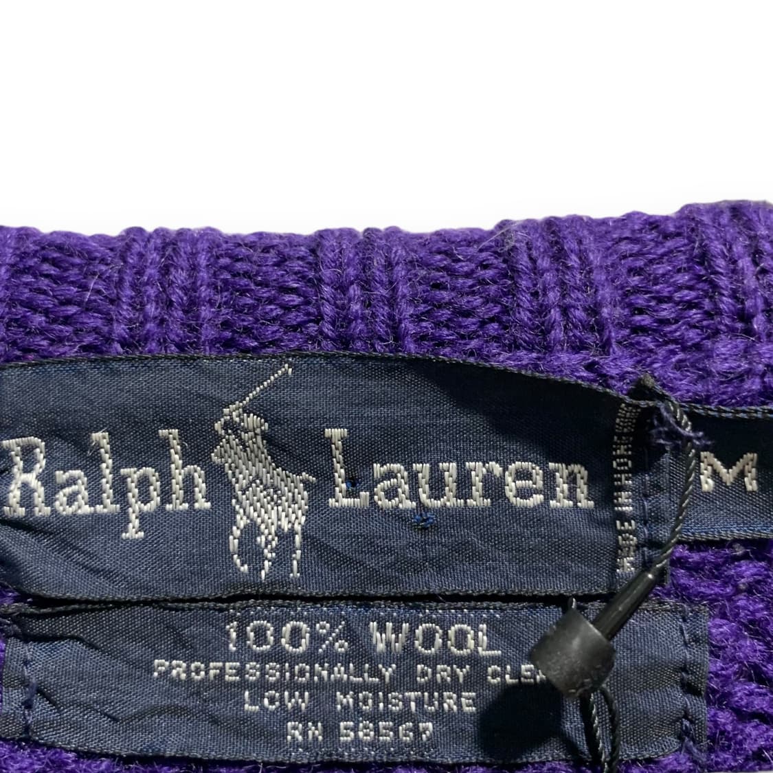 폴로 랄프로렌 90s 배색 울 니트 상품이미지6