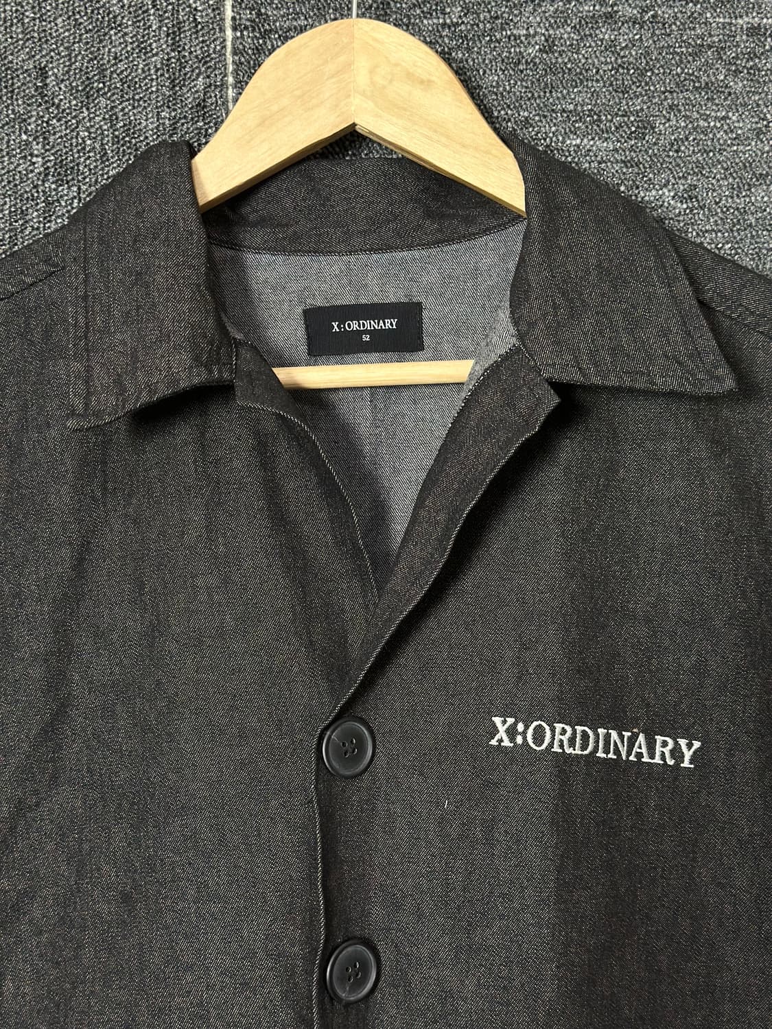 X:ORDINARY 데님 반팔 셔츠 52 상품이미지3