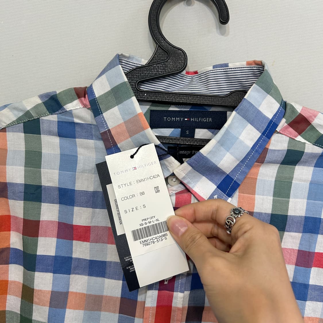 타미힐피거 남성 셔츠 S 새상품 상품이미지2