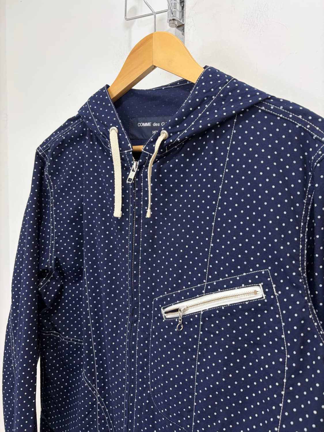 comme des garcons homme 꼼데가르송 도트 땡땡이 후드  상품이미지3