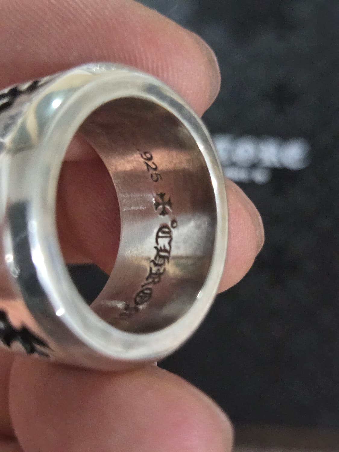 크롬하츠 CH플러스 칙 밴드 링 정품 상품이미지5