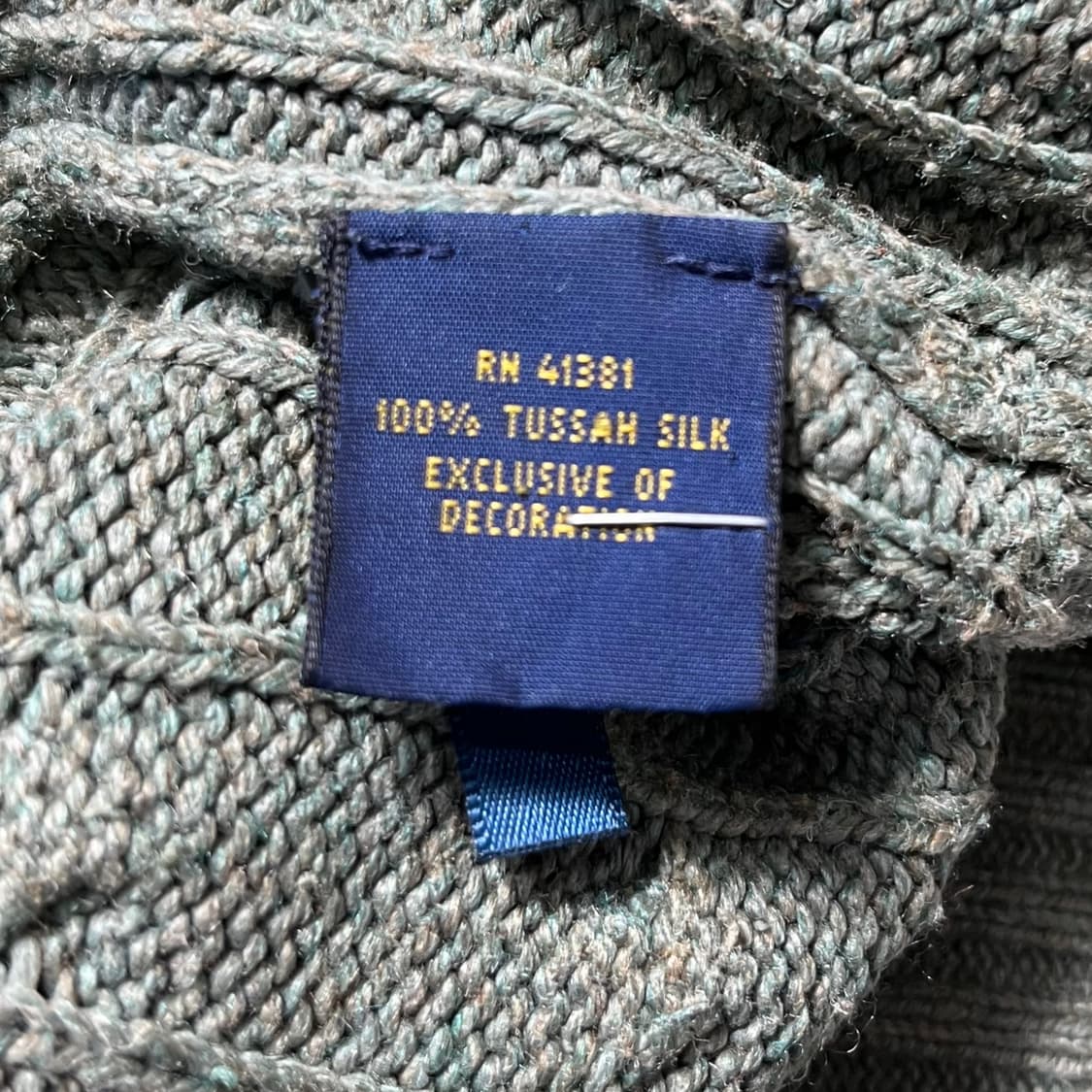 폴로 신형 라운드넥 카키 케이블니트 상품이미지5