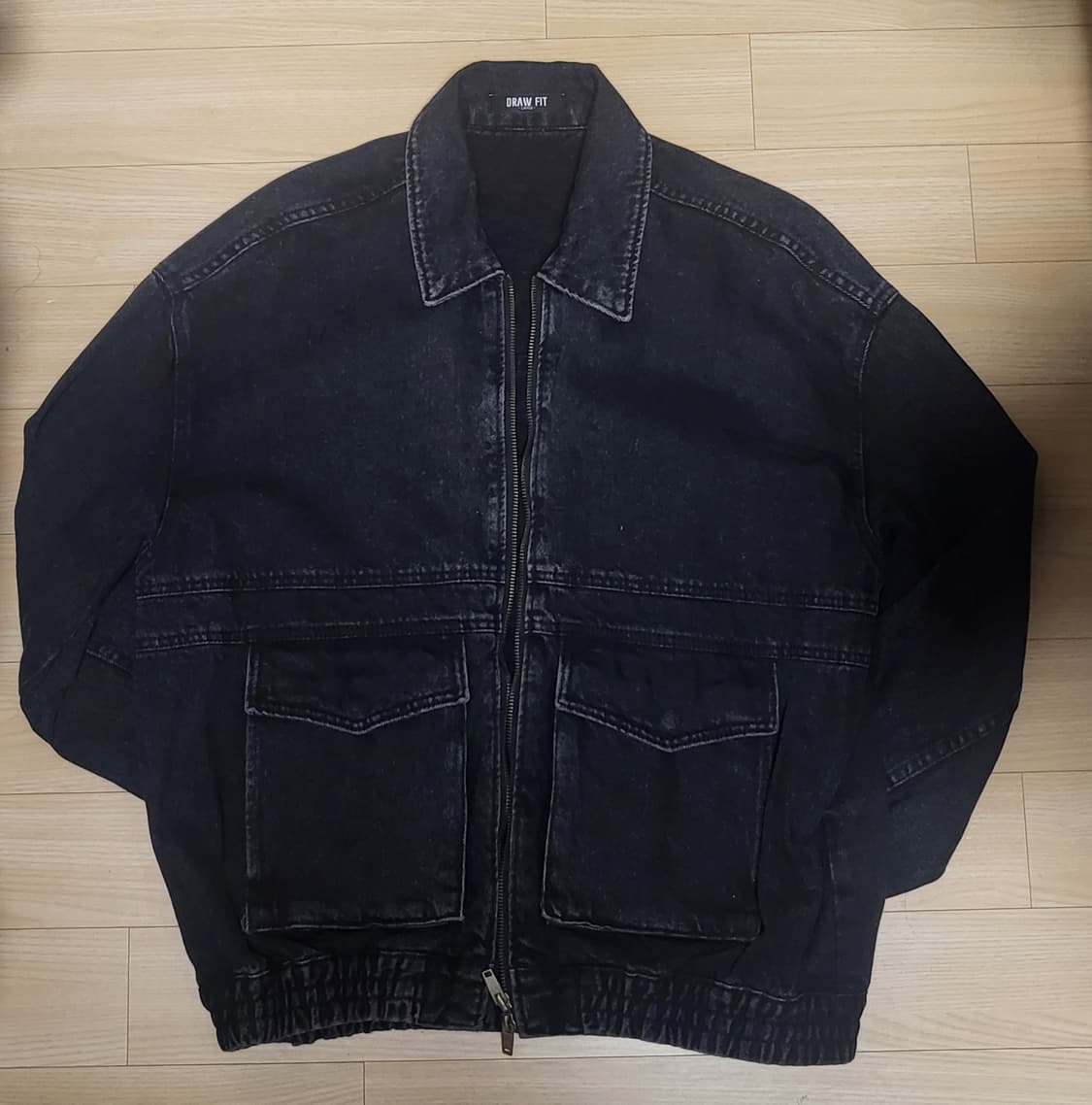 드로우핏 데님 자켓[블랙] 상품이미지5