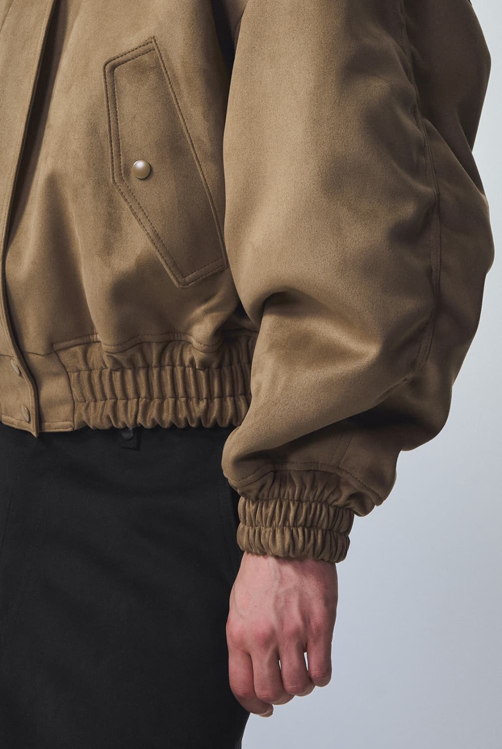 시스템옴므 스웨이드 봄버재킷 상품이미지5