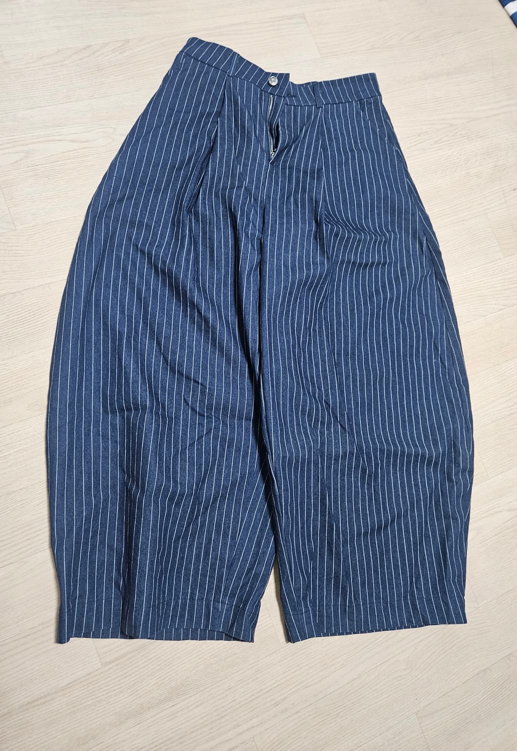 Push Push 스트라이프 팬츠 남색 L 상품이미지2