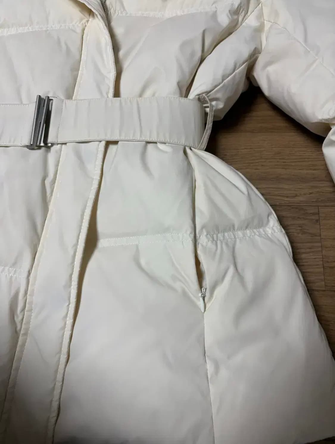 베니토 리얼와이드 폭스퍼 벨티드패딩 상품이미지2