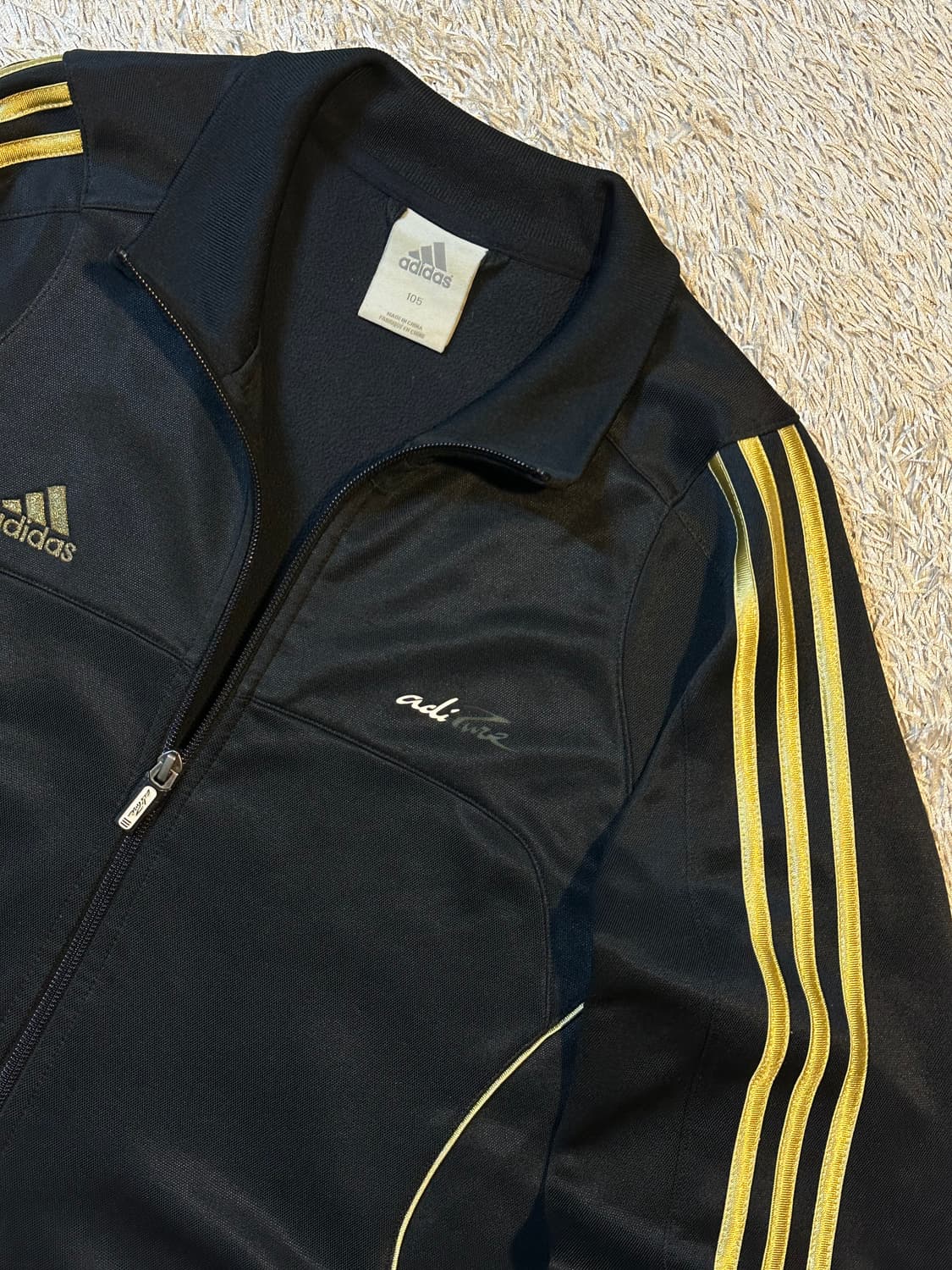 아디다스 ADIDAS 삼각로고 트랙탑 져지 검골 상품이미지2