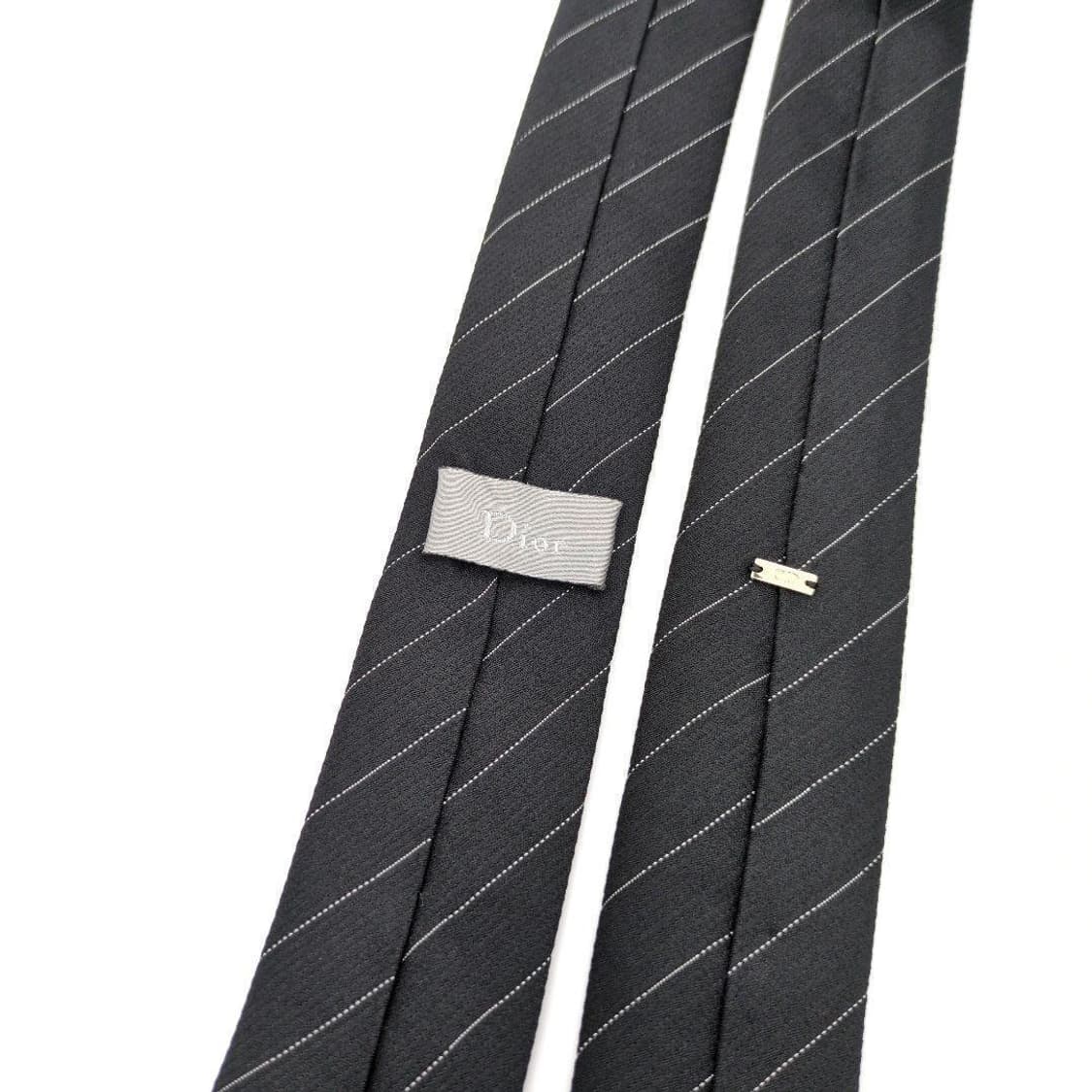 디올옴므 핀스트라이프 실크 슬림 넥타이 에디슬리먼 상품이미지5