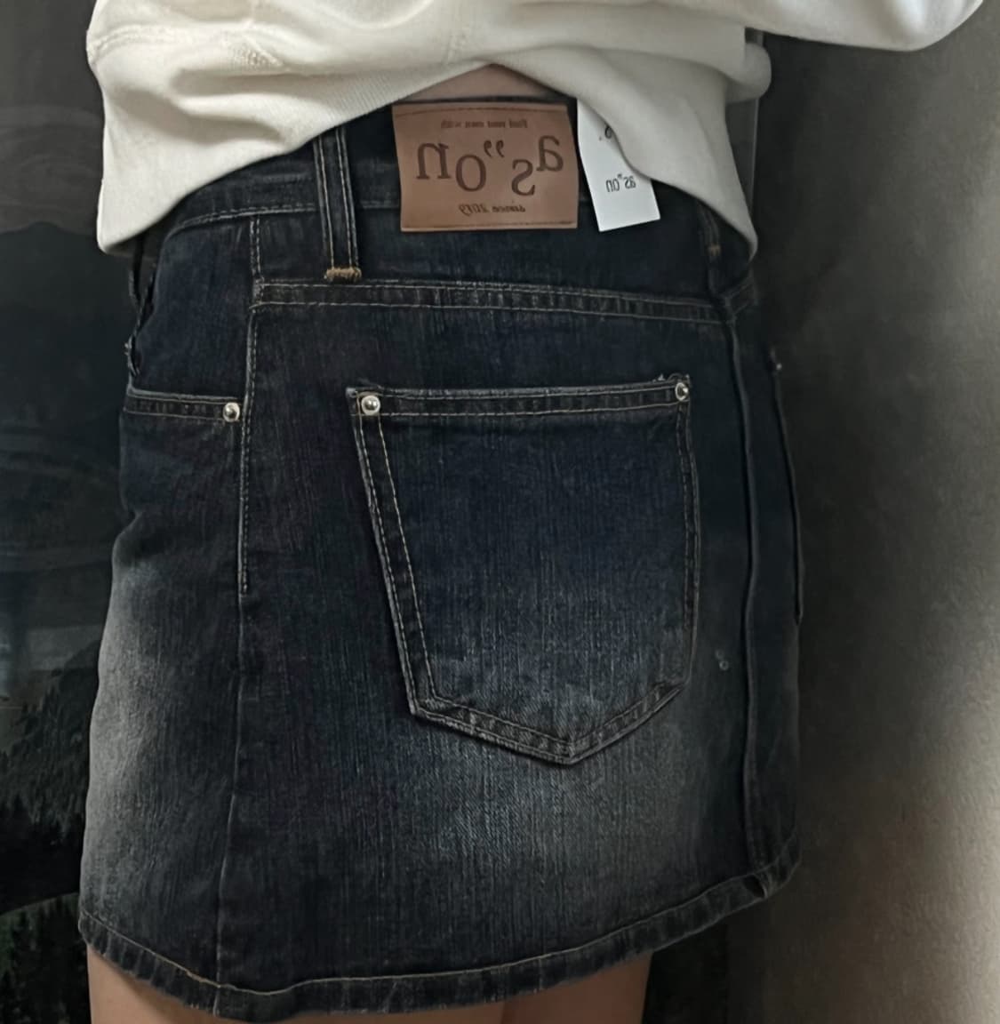 애즈온 BIBURY SKIRT 데님 비버리 상품이미지2