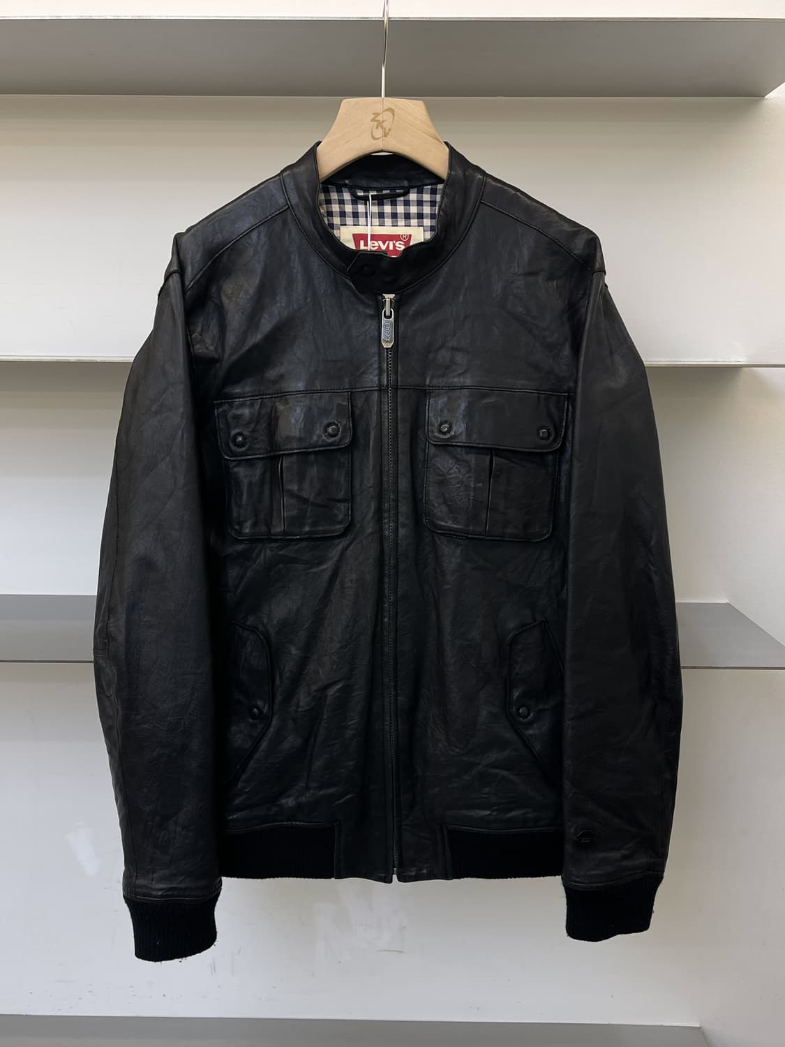 리바이스 투포켓 램 레더 자켓 상품이미지1