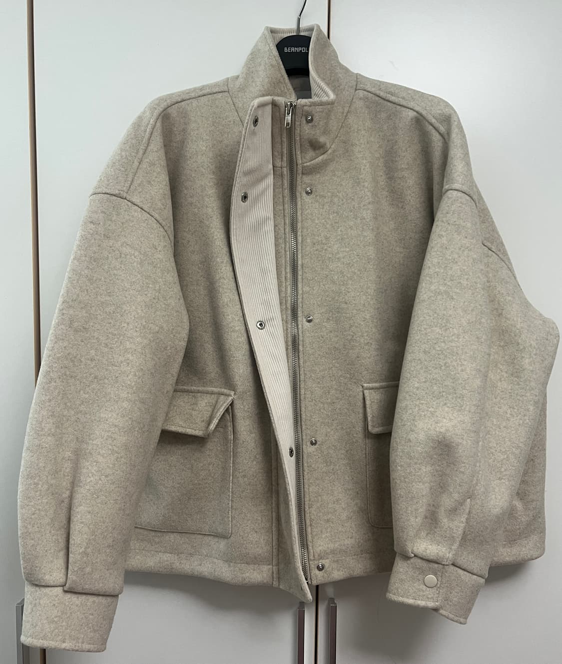 에잇세컨즈 하이넥 반코트 상품이미지3