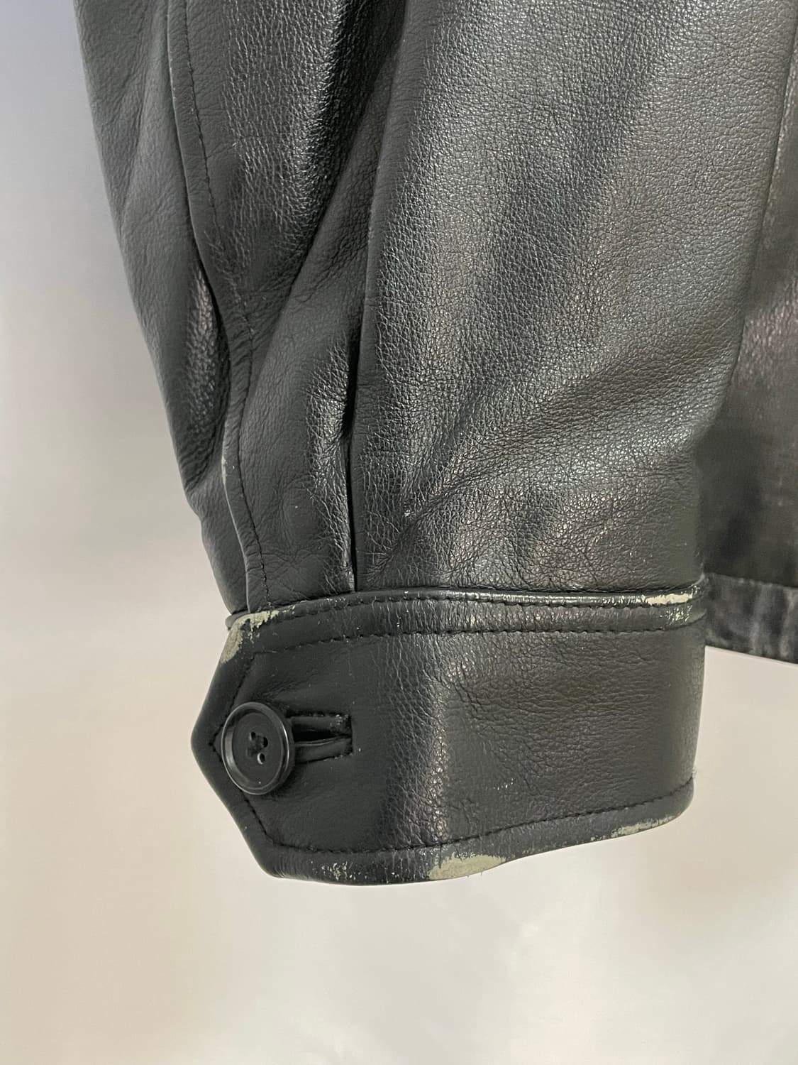 [D.O Archives] 90s 올드갭 레더 싱글 라이더자켓 블랙(L) 상품이미지4