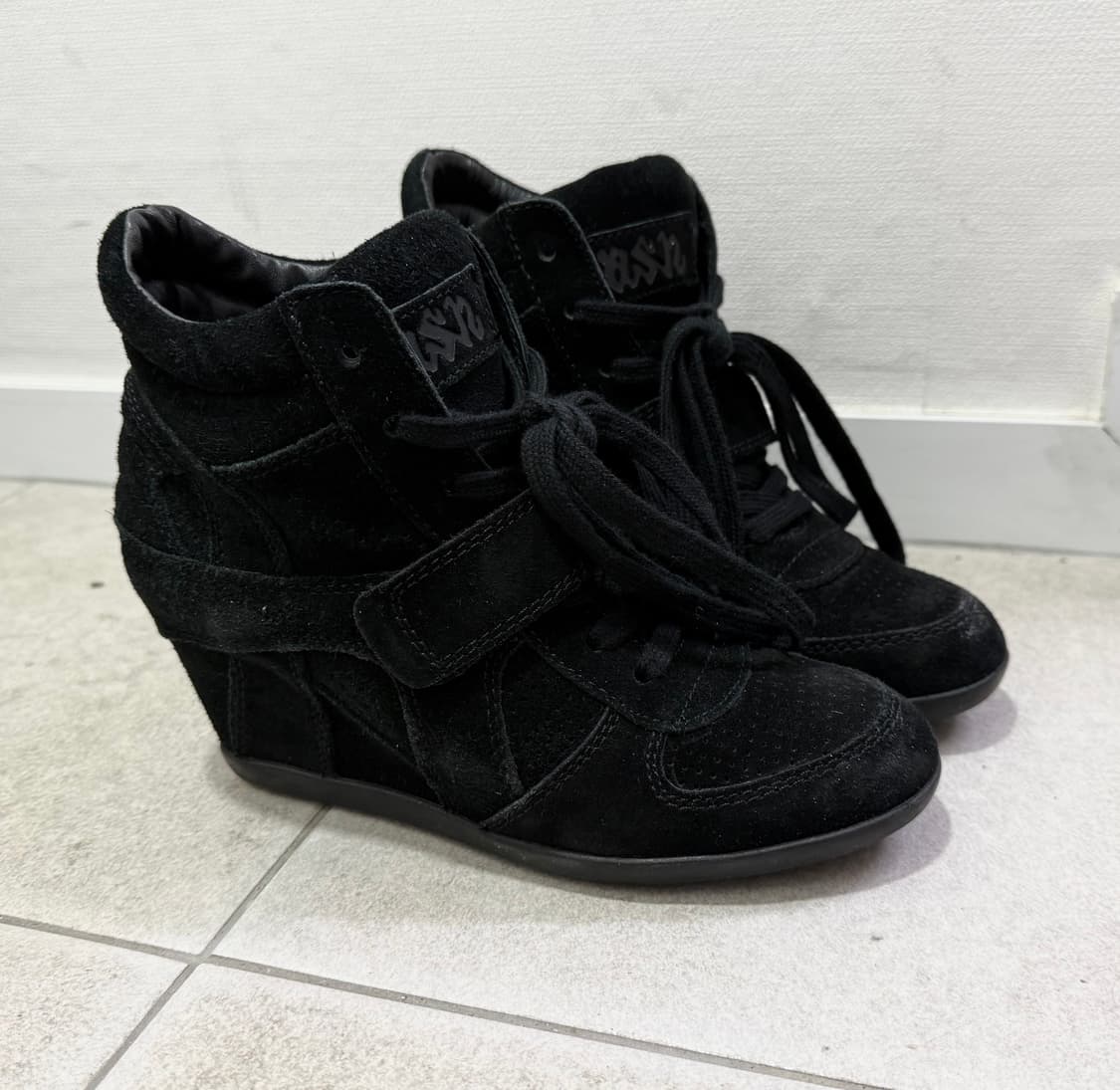 Ash 아쉬 스웨이드 웨지힐 스니커즈 (38사이즈) 상품이미지1