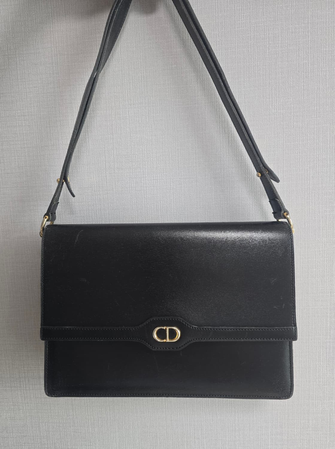 크리스찬 디올 몽테뉴 빈티지 크로스백 블랙 상품이미지3