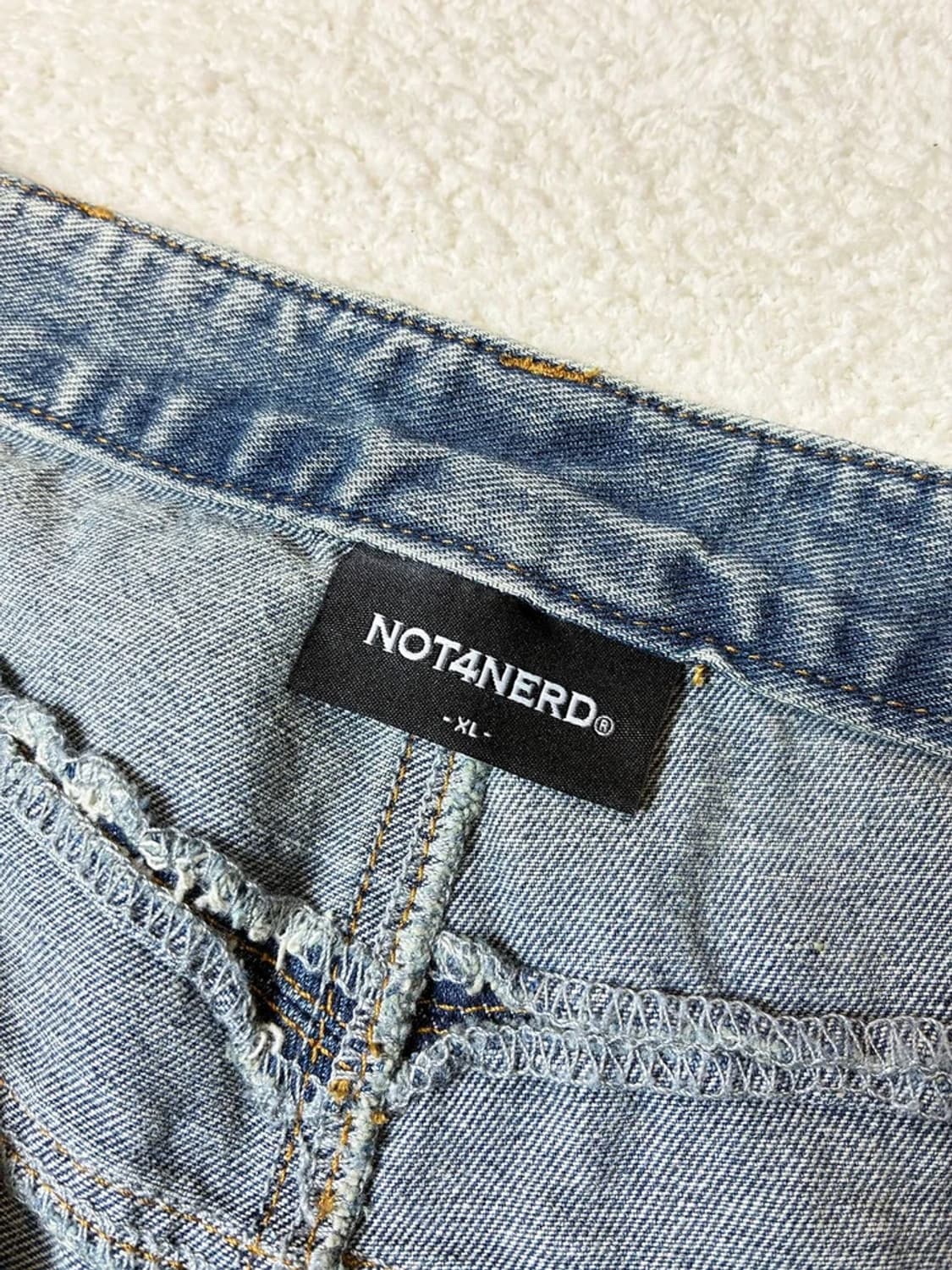 낫포너드 백 포켓 믹스드 데님 팬츠 PN6638 상품이미지6