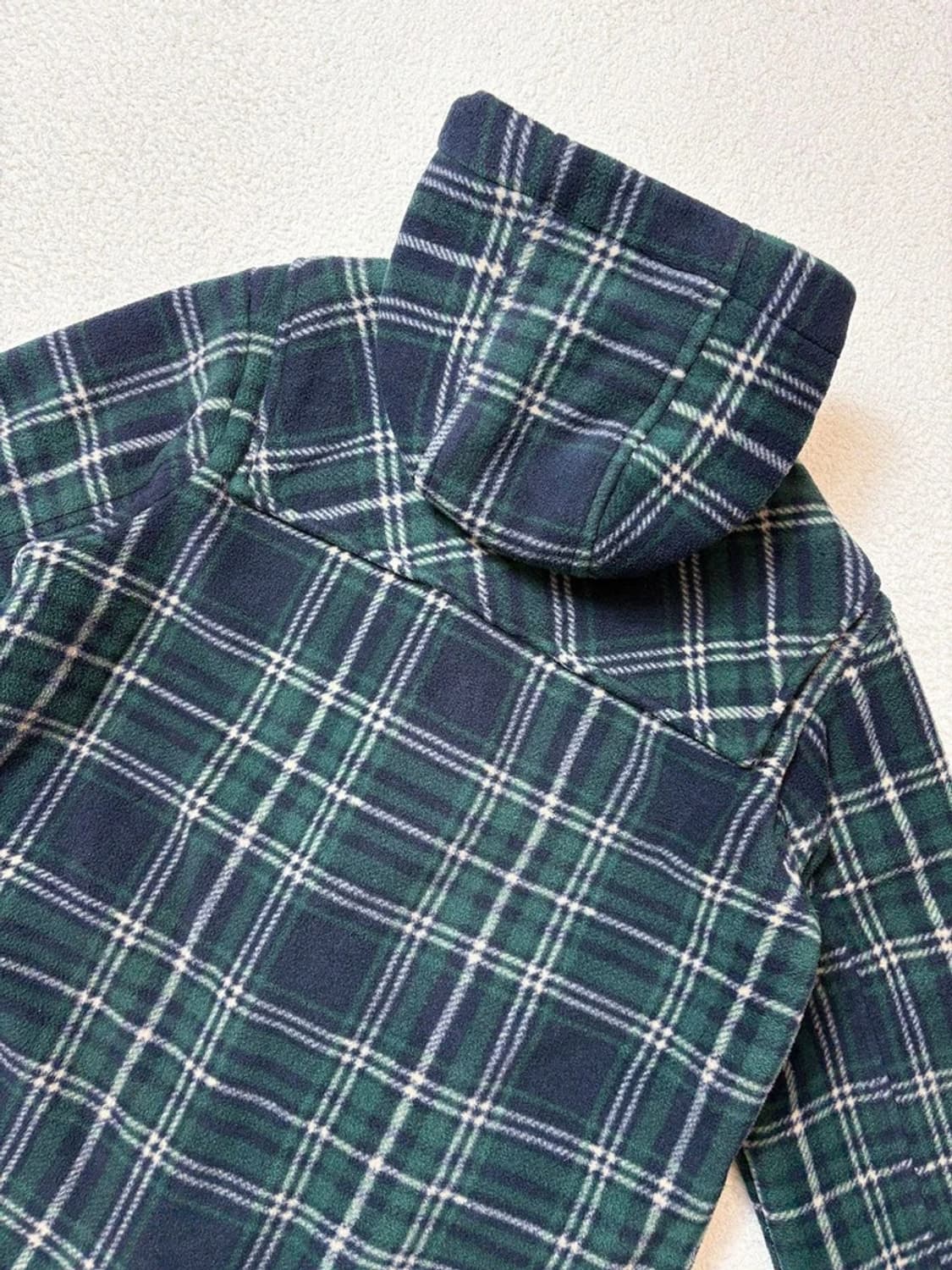 Selectede 00's 타탄 체크 클래식 후디 더플 코트 PN6746 상품이미지7