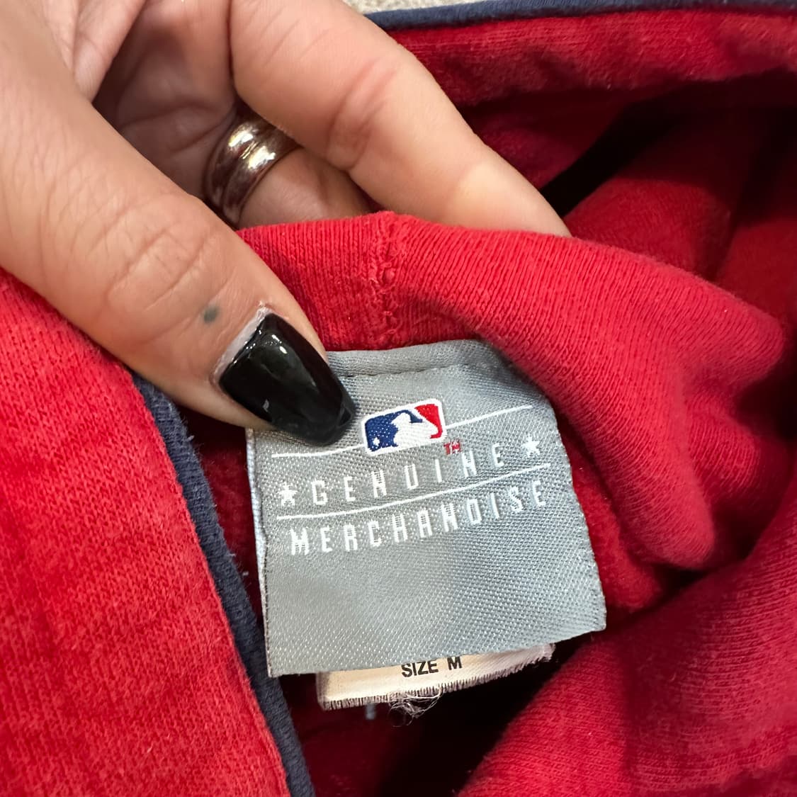 제뉴인머천다이즈 로스앤젤레스 에인절스 레드 엘리트 팩 후드티L 상품이미지5