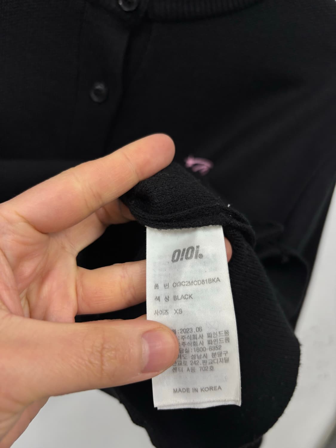 OIOI 여성 숏 가디건 상품이미지5