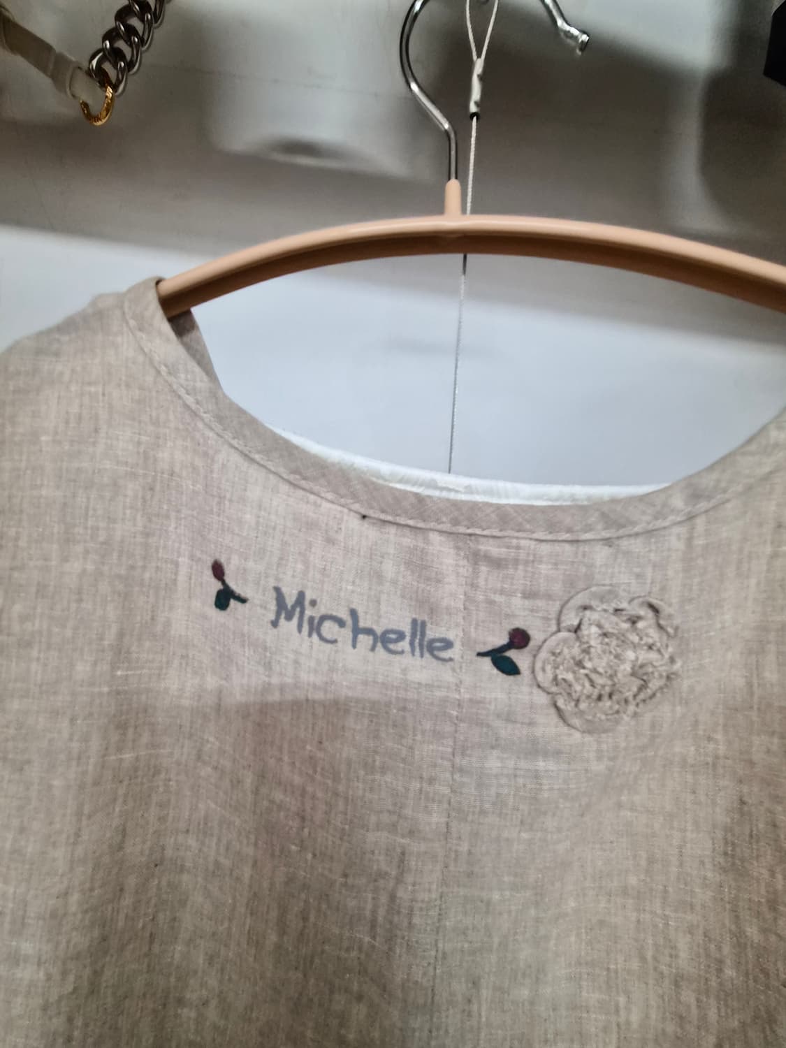 michelle 미셸 린넨 셋업 상품이미지5