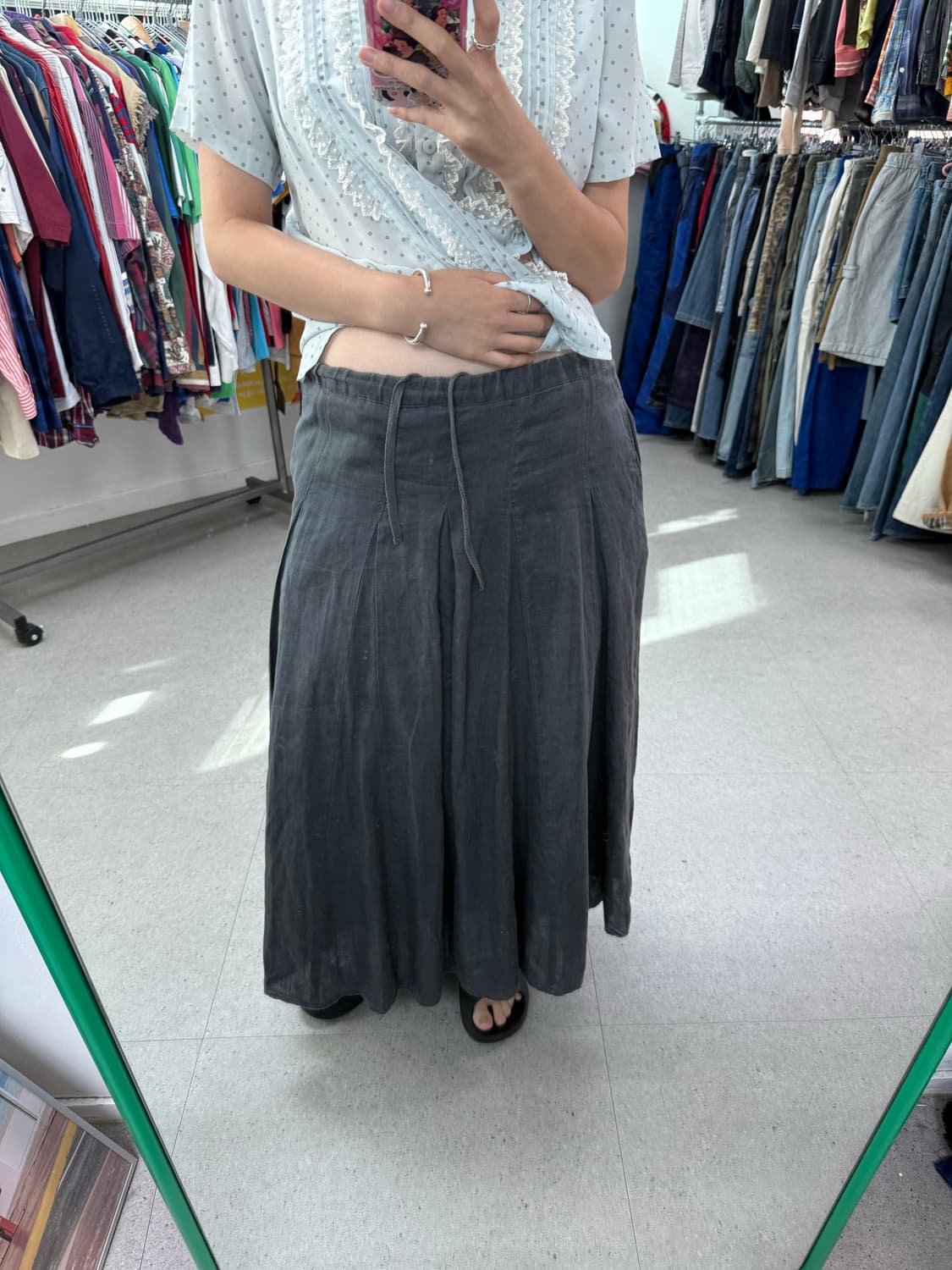 Japan linen skirt 린넨 스커트  상품이미지5