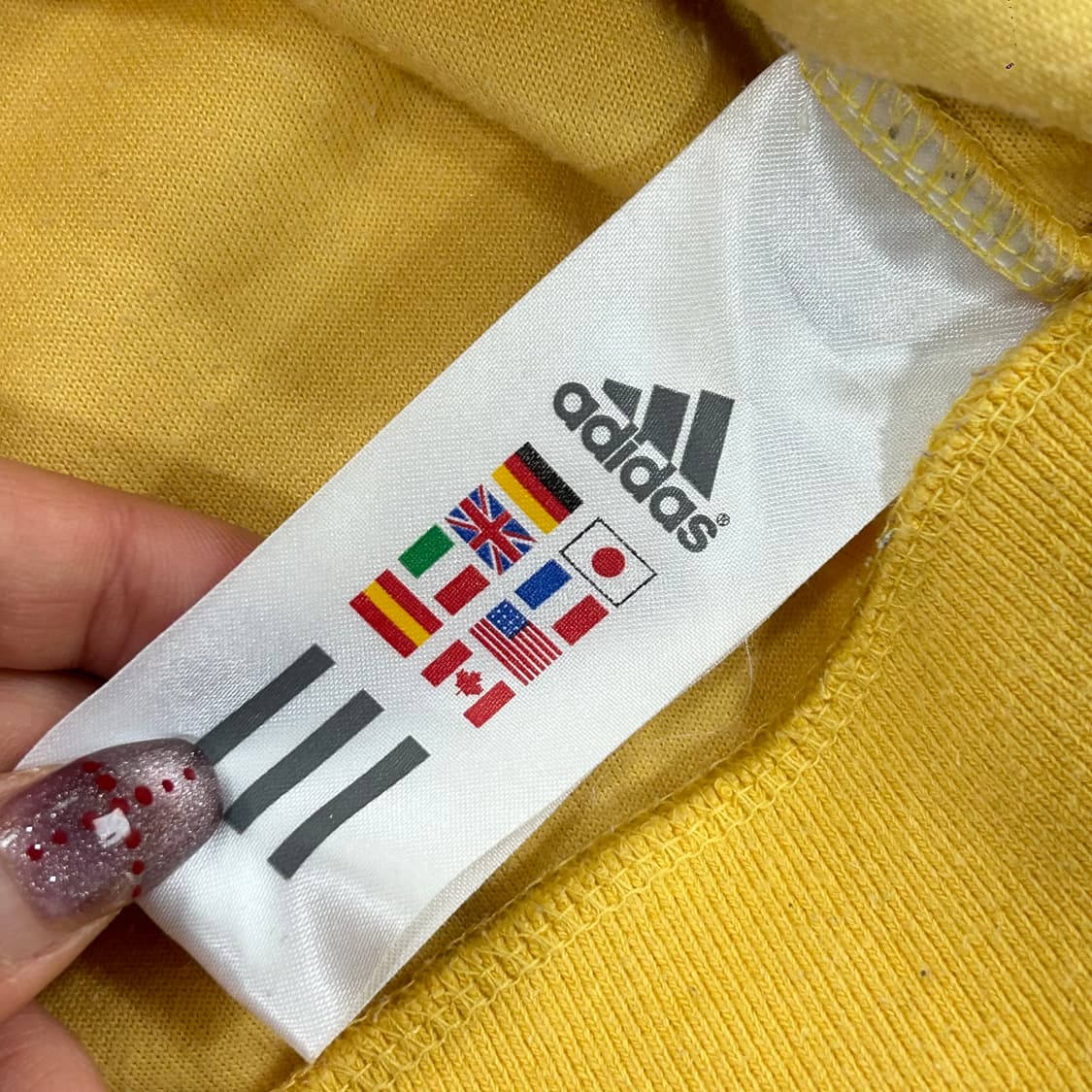 Adidas 아디다스 글리터 골드 블랙 트랙탑 후드집업 상품이미지7