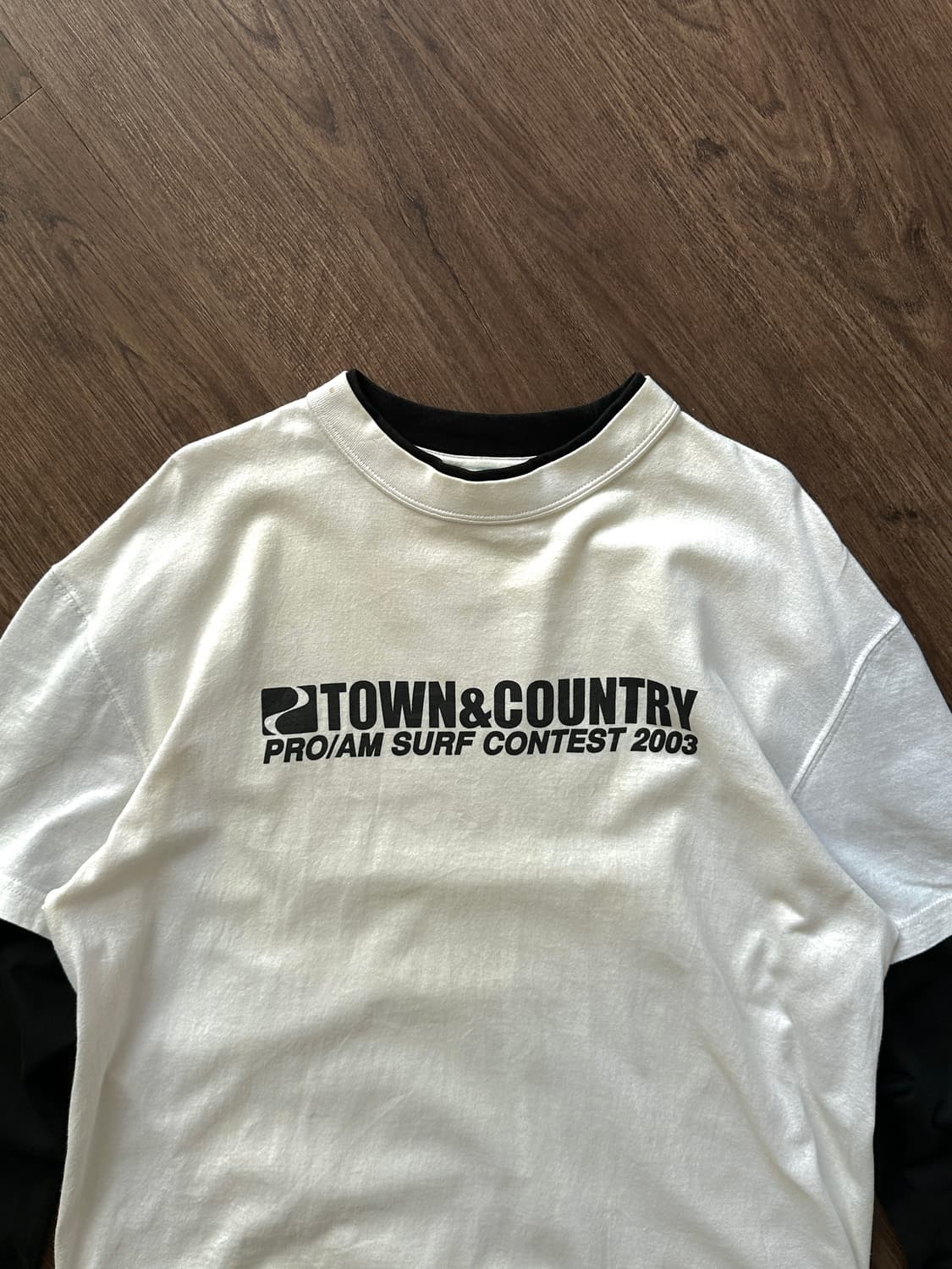 T&C Surf Club 스펠 아웃 레이어드 티셔츠 상품이미지9