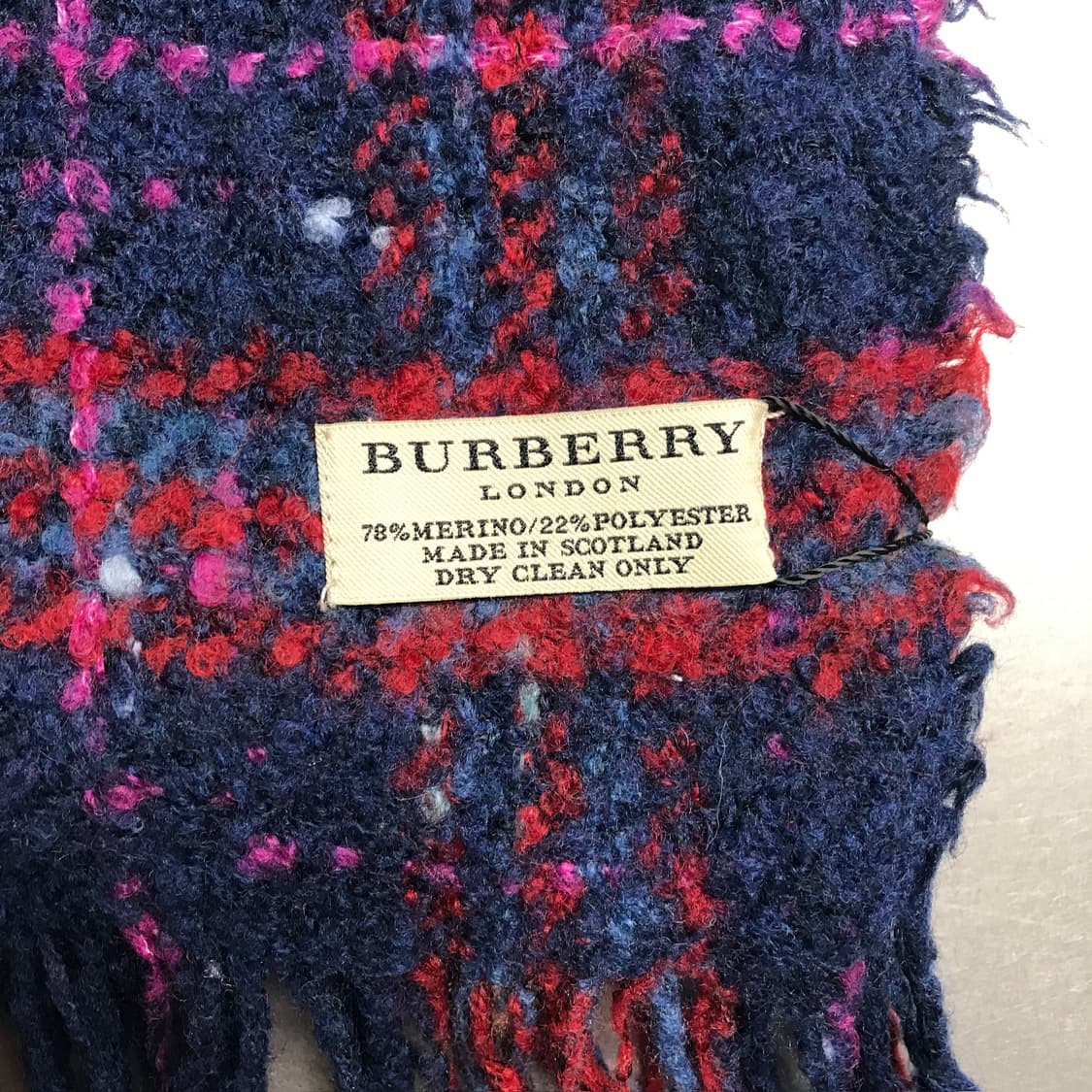 버버리 정품 메리노 혼방 머플러 상품이미지4