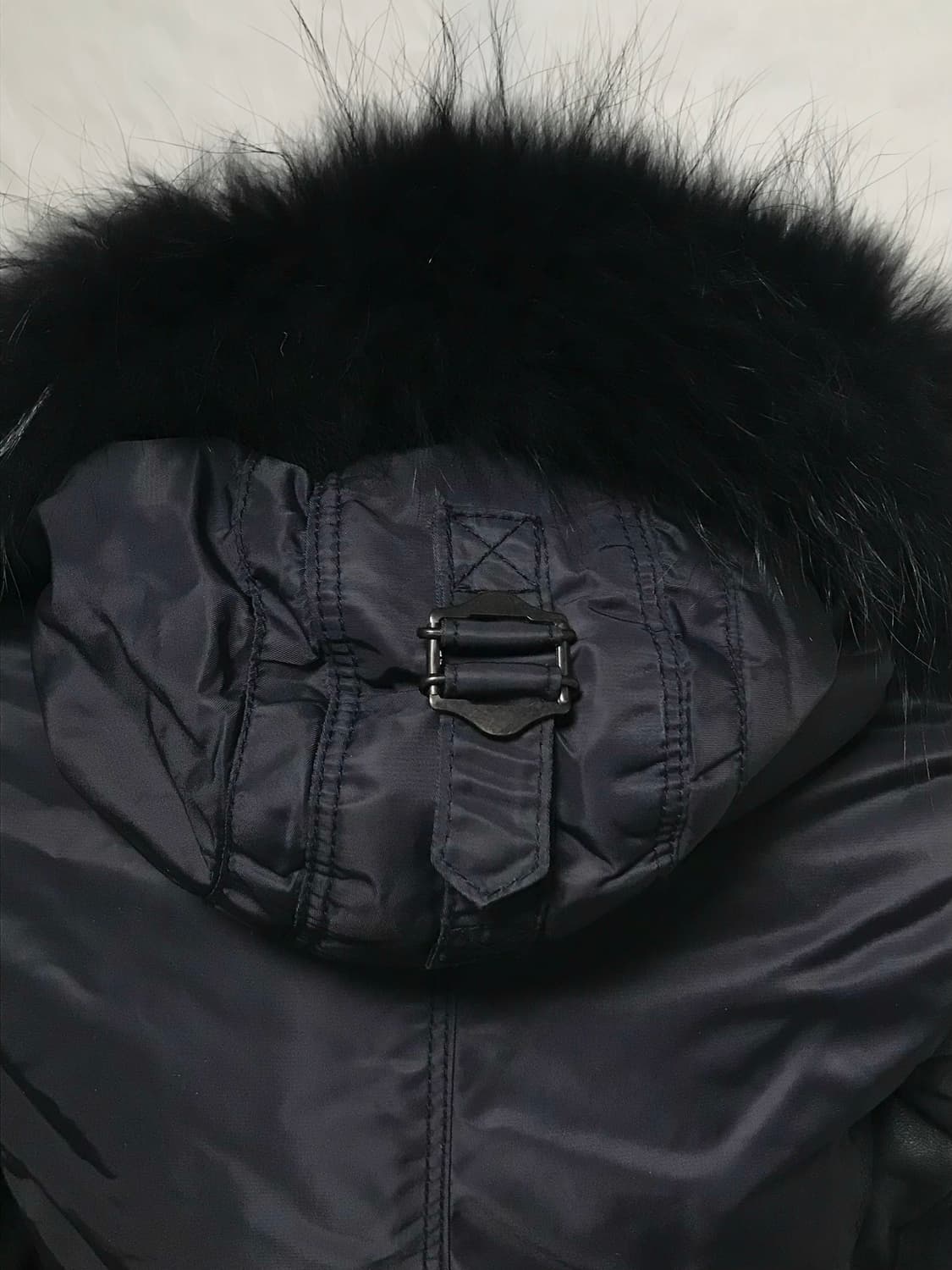 택포•빈티지 vkei 펑크 n2b 레더 퍼 후드 자켓 상품이미지6