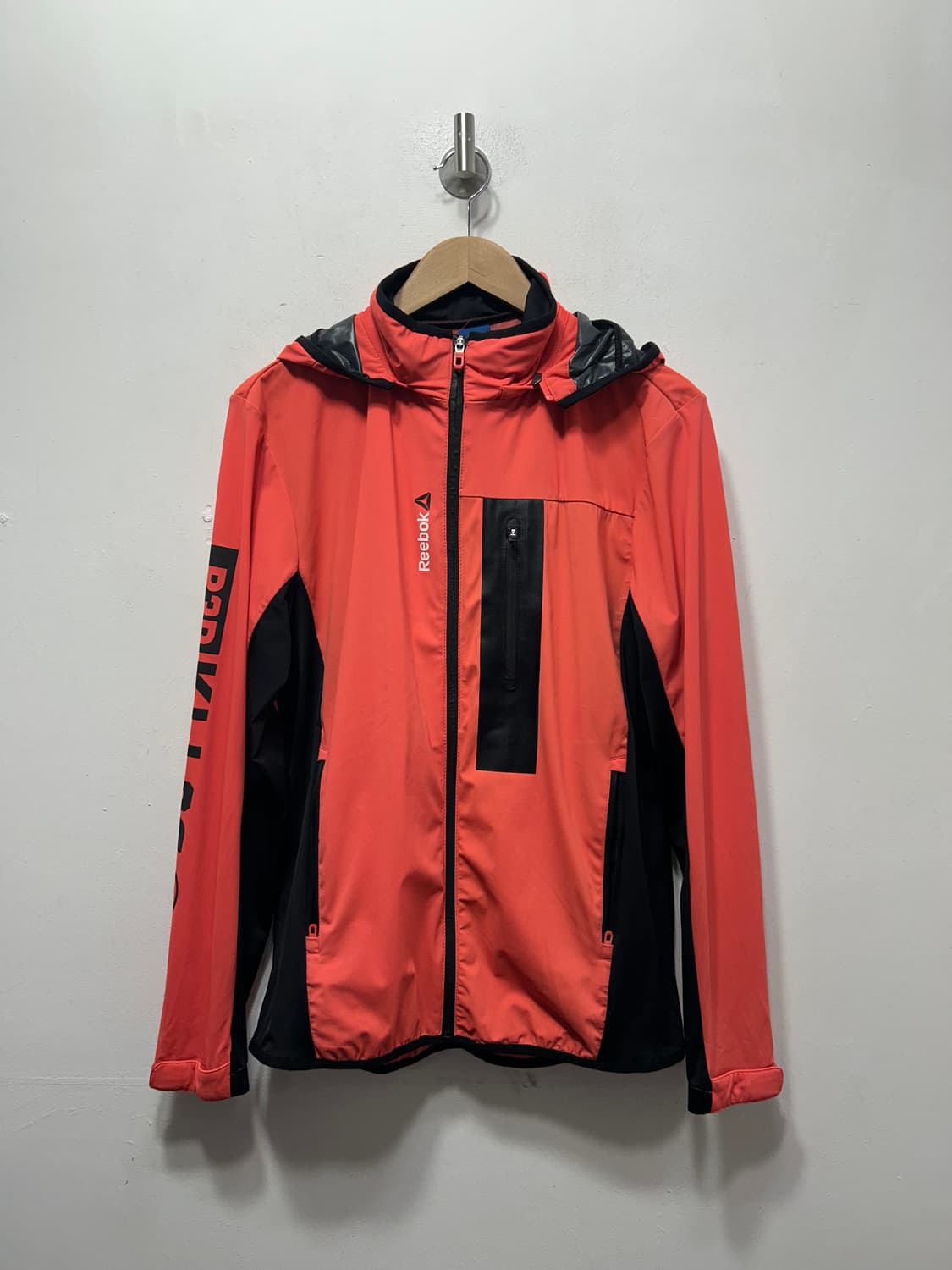 리복 후드 집업 오렌지 런닝 자켓 상의 바람막이 100 상품이미지1
