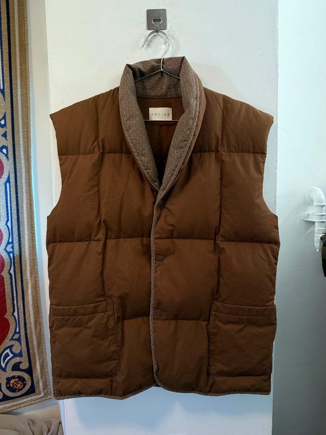 Japan 셀린 다운 베스트 브라운 상품이미지1